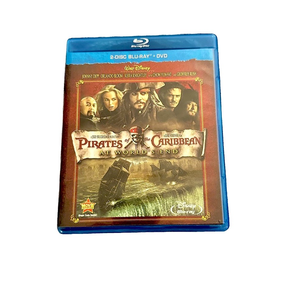 Pirates of the Caribbean At Worlds End 3 Disc Blu-ray + DVD